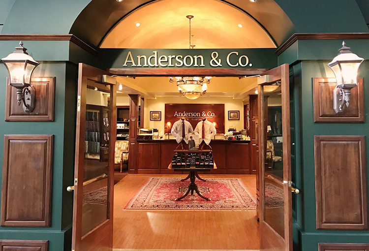 Anderson & Co. storefront spring